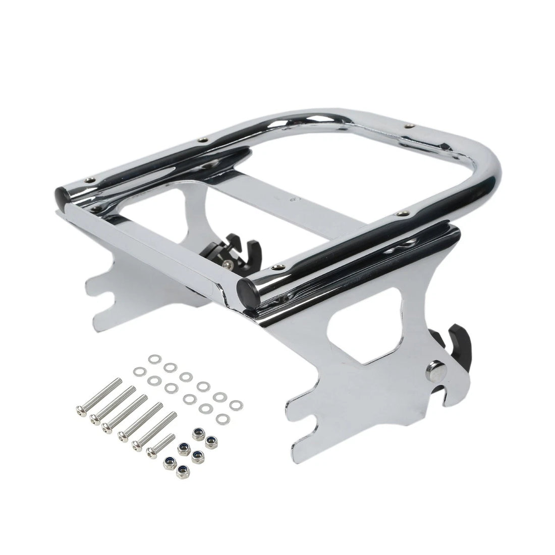 Detachable Two-up Mount Luggage Rack Fit For Harley Touring 97-08