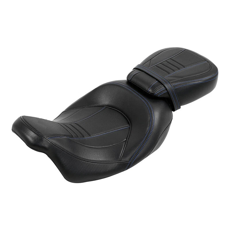 Black Driver Passenger Seat Fit For Harley Cvo Road Street Glide Flhx 2009-2023