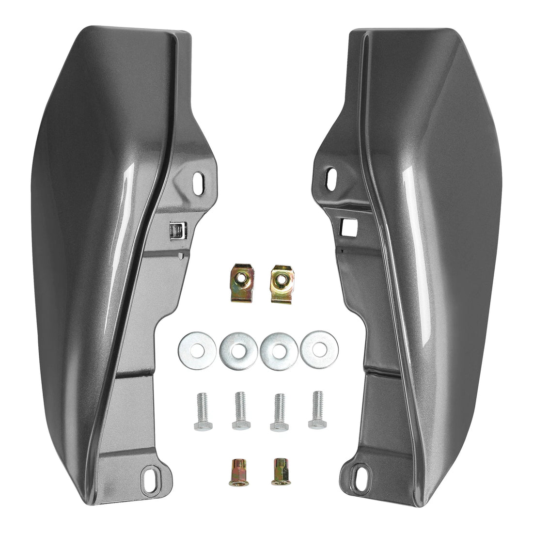 Mid Frame Air Deflectors Fit For Harley Street Road Glide 2009-23 Charcoal Pearl