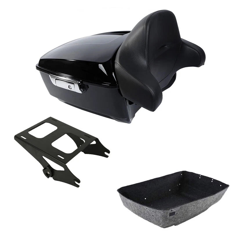 King Trunk Backrest Mount Fit For Harley Touring Street Electra Glide 2014-2026