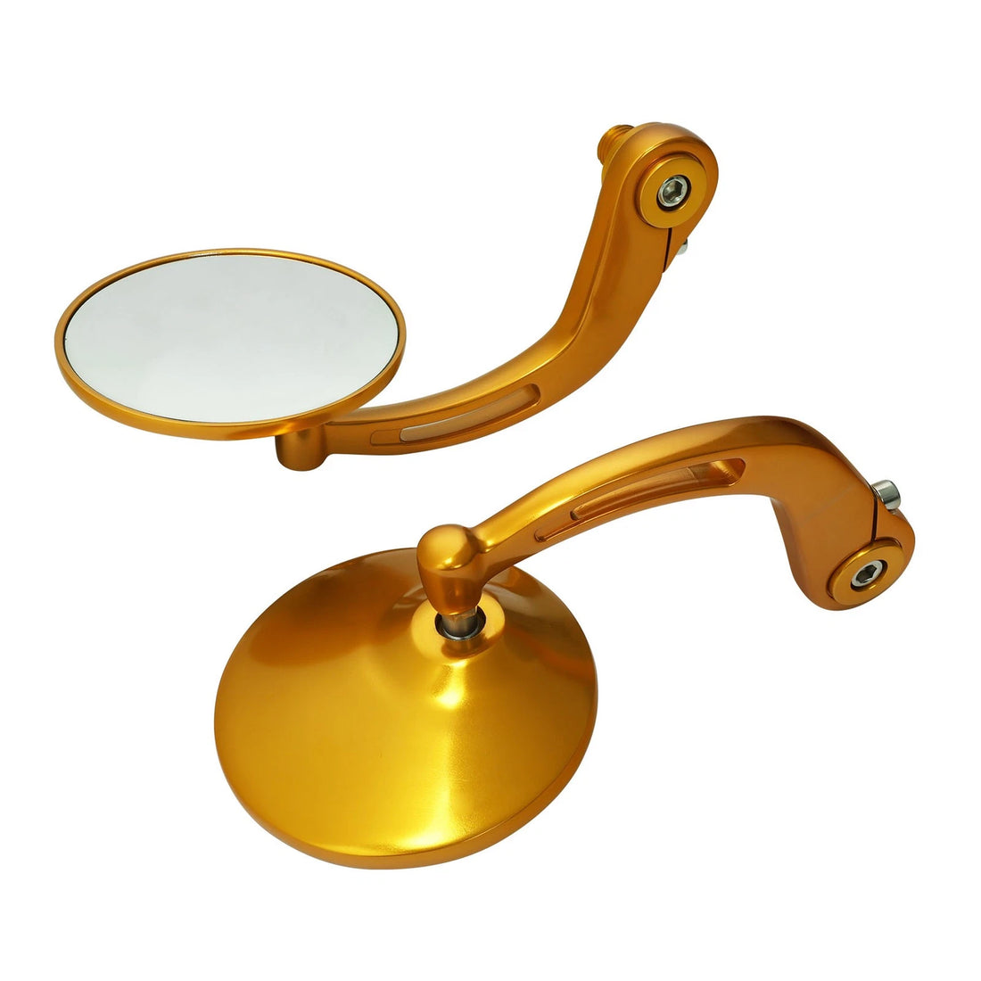 Gold Handle Bar End Rearview Mirrors Fit For Harley Sportster S RH1250S 2021-25