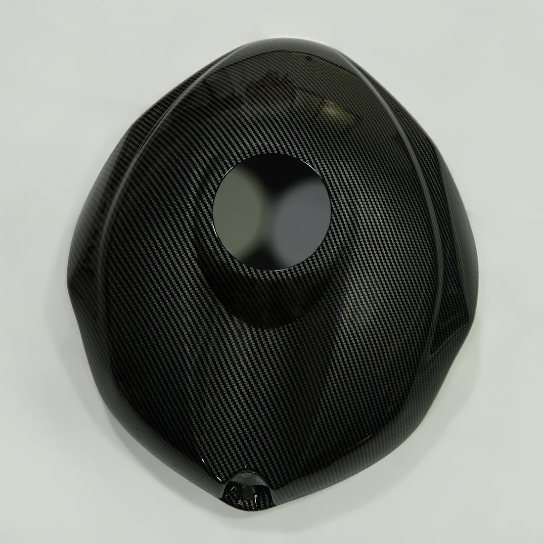 Fit Yamaha Yzf R6 2008-16 Black Carbon Fiber Painted Fuel Gas Tank Cover Fairing