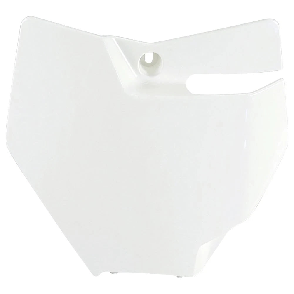 UFO Front Number Plate 2020 White For GASGAS MC 85 19/16 2021-2024