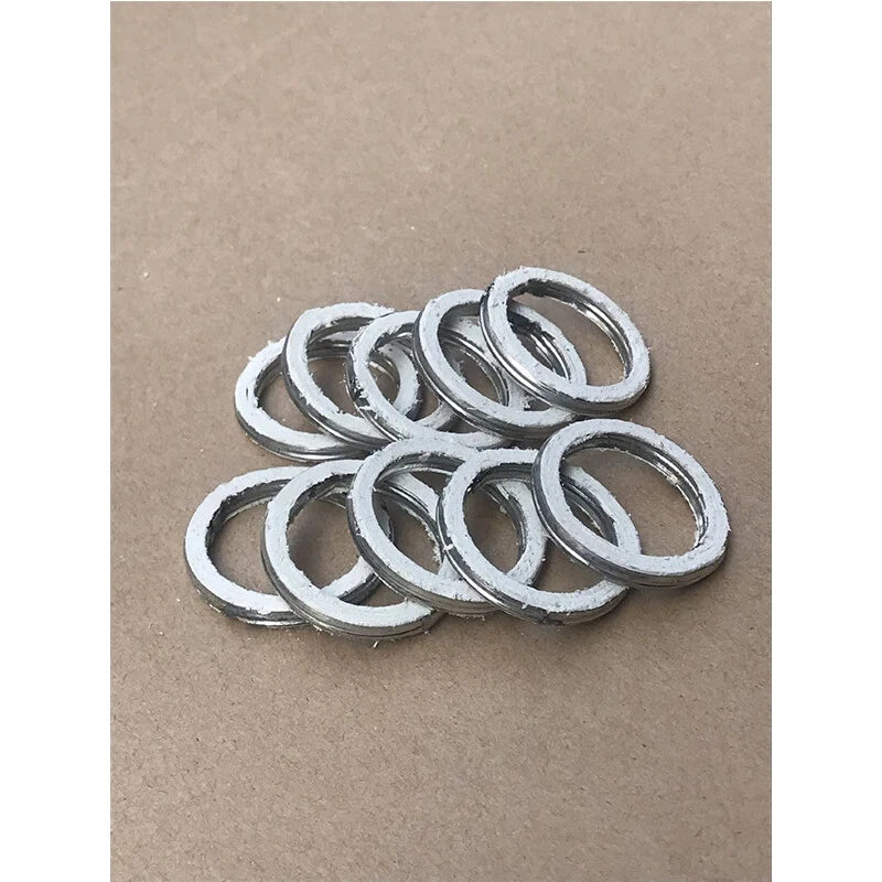 10PC Pipe Header Gasket For Honda TRX250EX 400EX CB250 TRX250X GL1800