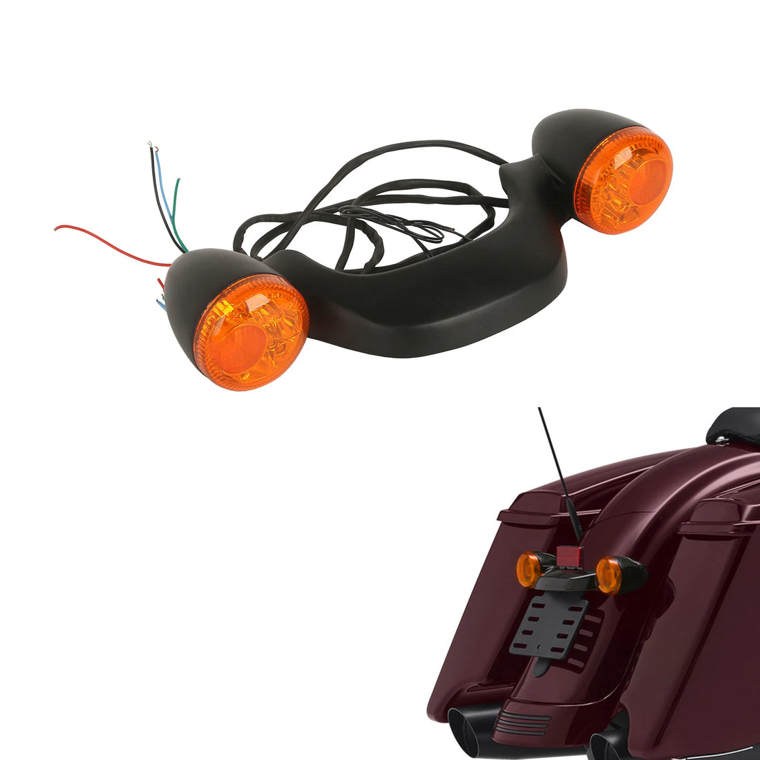 Rear Turn Signal Light Bar Fit For Harley Touring Road King Electra Glide 10-20