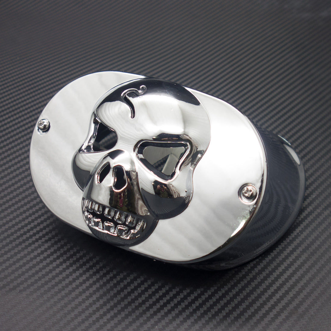 Motorcycle Chrome Skull Tail Light Collar Cover For Harley Touring Flhrc Flhtc
