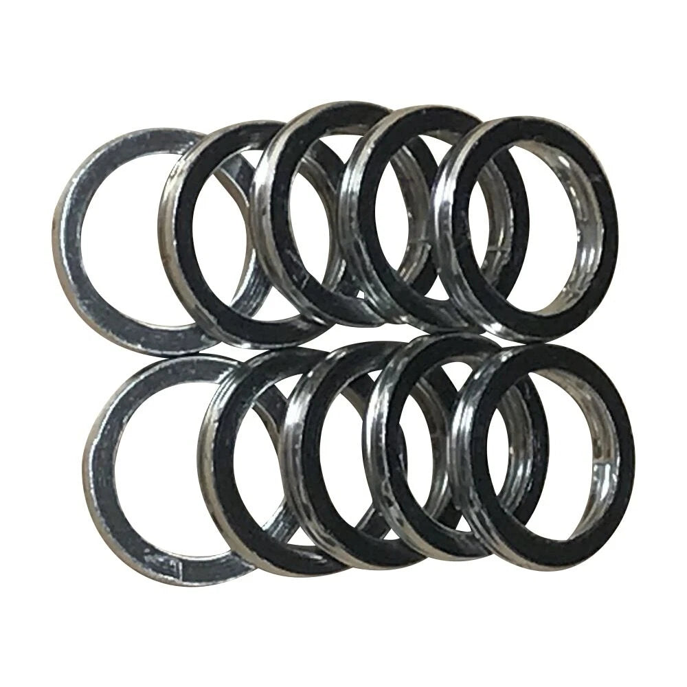 10 PCS Exhaust Muffler Gasket for HONDA 4X4 TRX520 RANCHER ATC250 18291-MN4-920