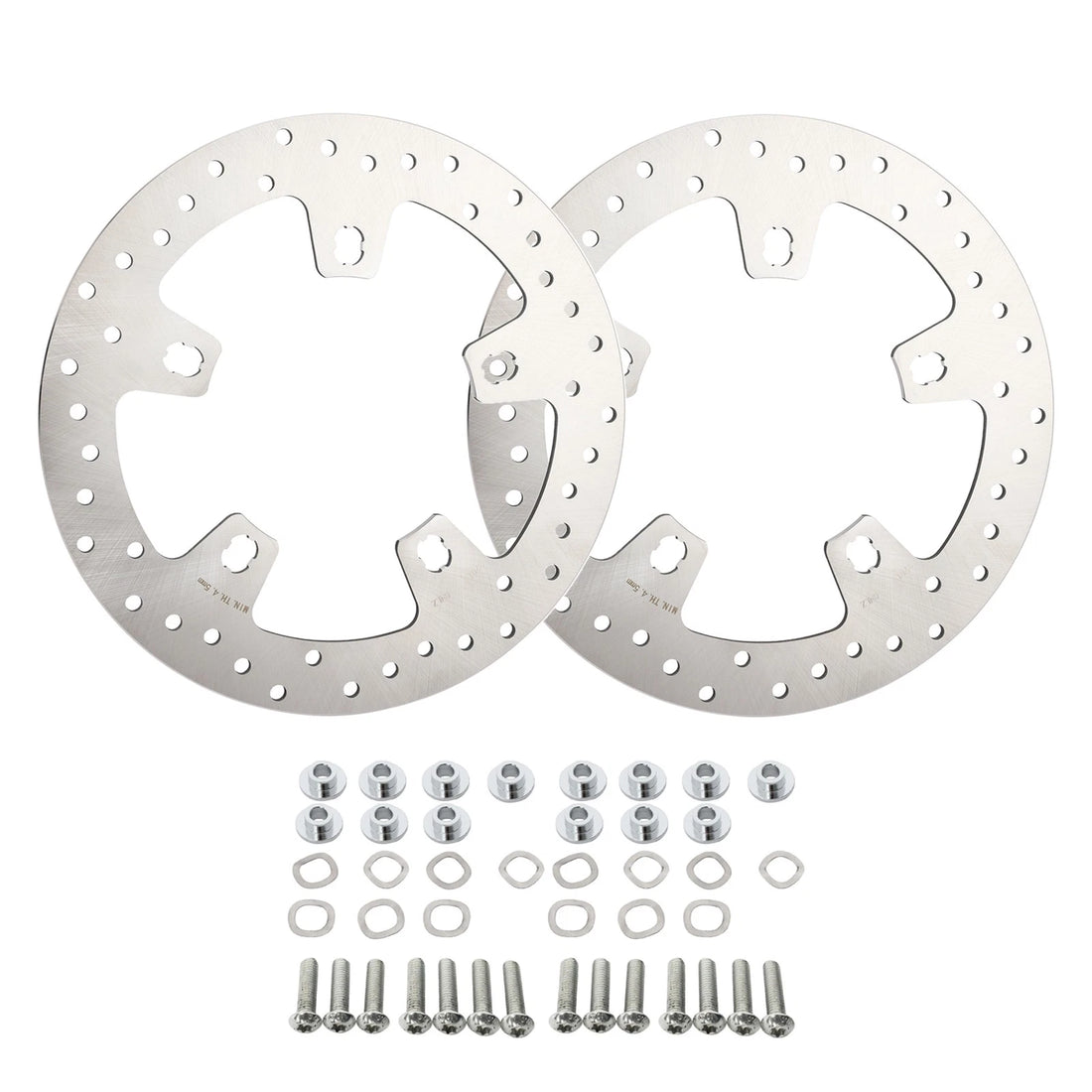 11.8" Front Brake Rotors Bolts Fit For Harley Electra Road Street Glide 2014-24