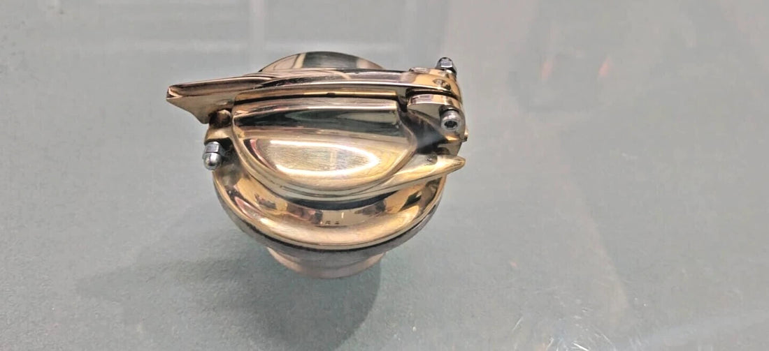 Custom Gas Petrol Tank Cap Lid Brass For Harley BSA Triumph Bobber Chopper