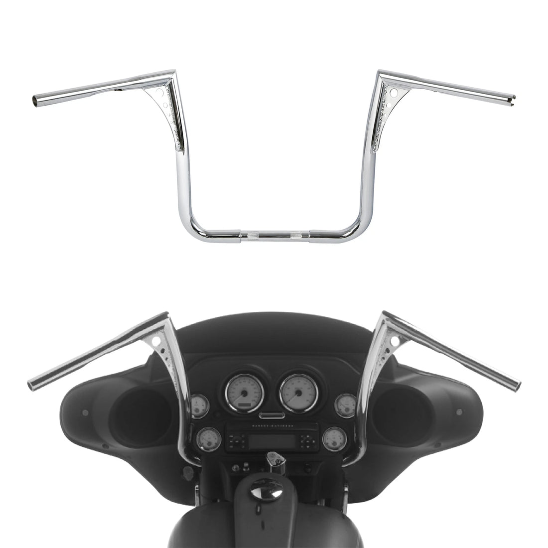 15" Meathook Handlebar Fit For Harley Electra Glide 1982-2013