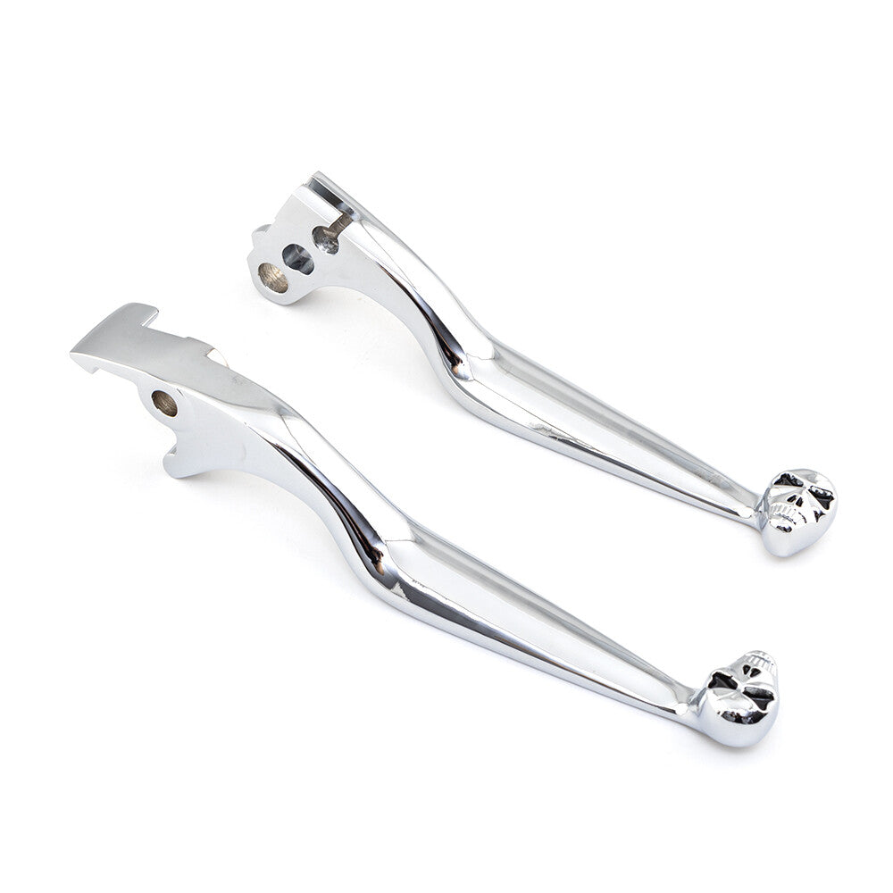 Chrome Skull Brake Clutch Lever For Honda Shadow 600 VT750 1100 VTX1300 VT1300