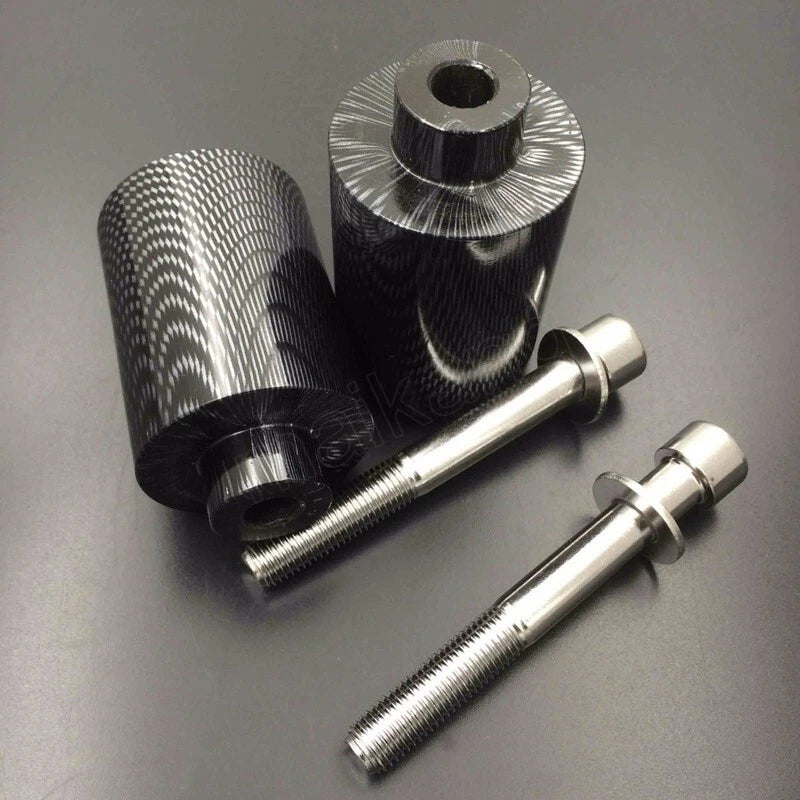 Fit For 2004-2012 11 Yamaha FZ6 Motorcycle Frame Sliders Crash Protector Carbon