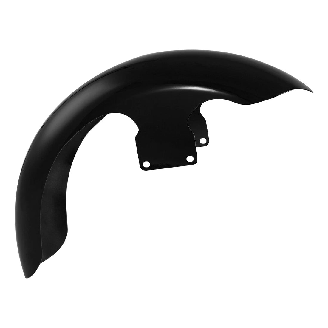 Vivid Black 21" Wheel Front Fender Fit For Harley Street Glide Custom Baggers