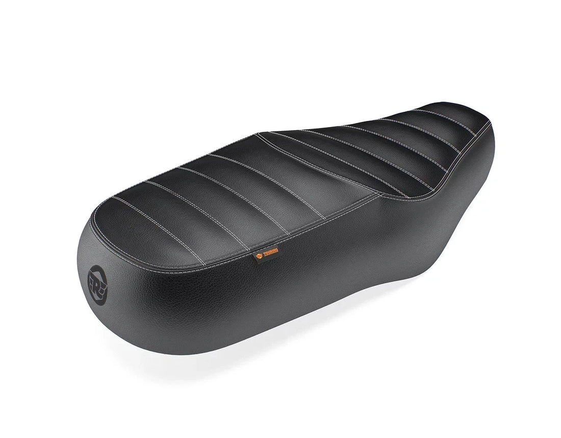 For Royal Enfield Interceptor 650 & GT 650 - "Black Deluxe Touring Dual Seat" @V
