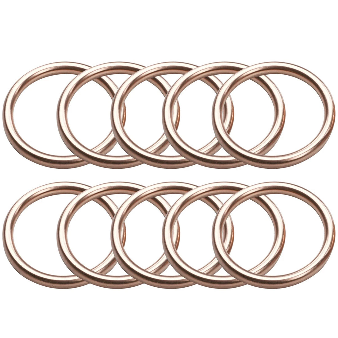 10PCS Exhaust Gasket For Yamaha TY175 75-76 WR200RD 92 YT125 80-85 YT175 82-83