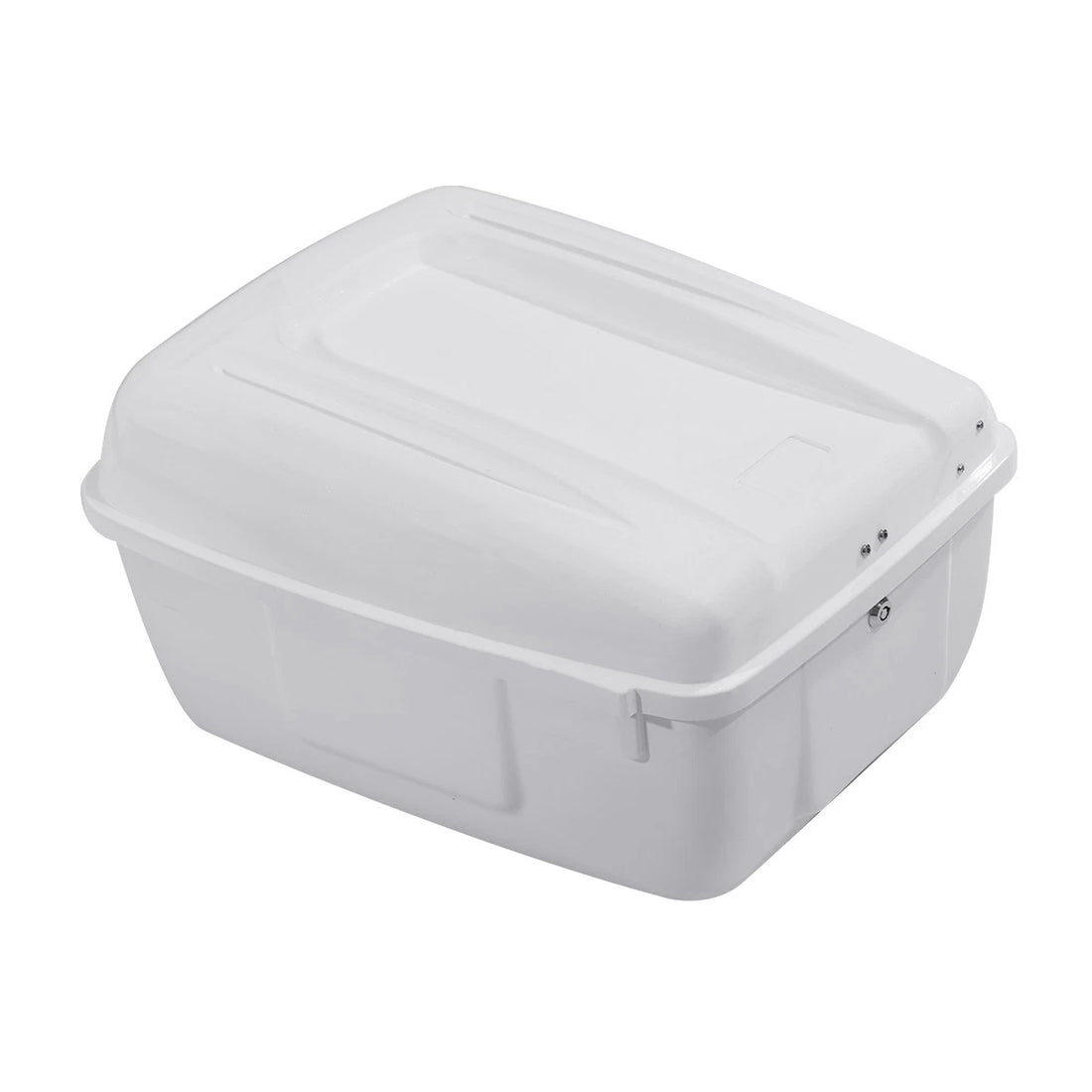 White Police Trunk Luggage Fit For Harley Road King Electra Street Glide Touring