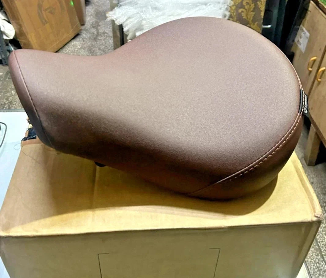 Fit For Royal Enfield "Touring Front Low Rider Seat Brown" Classic Reborn 350