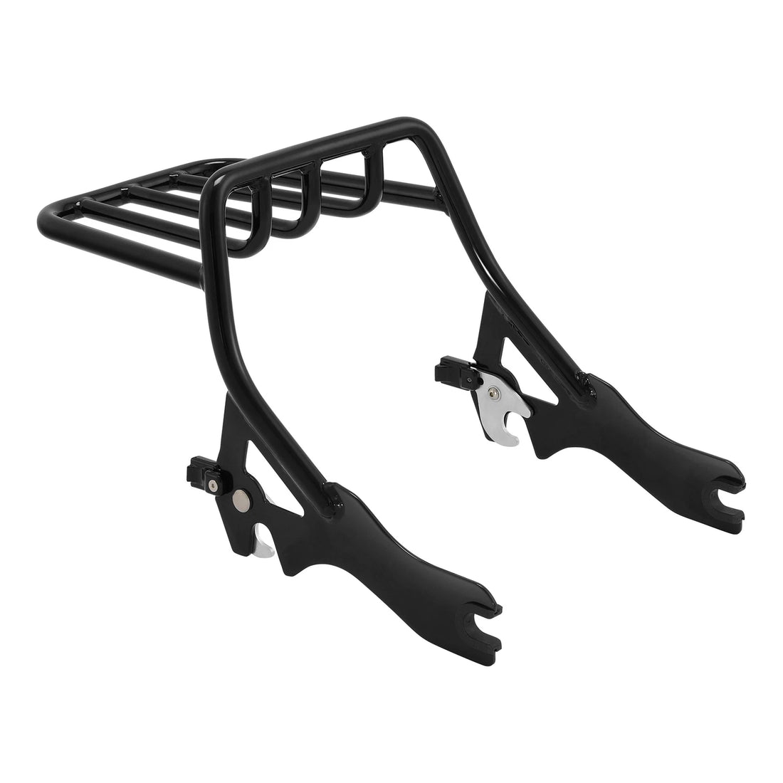 Black Two-Up Luggage Rack Fit For Harley Sport Glide Low Rider Fxlr Flsb 2018-25