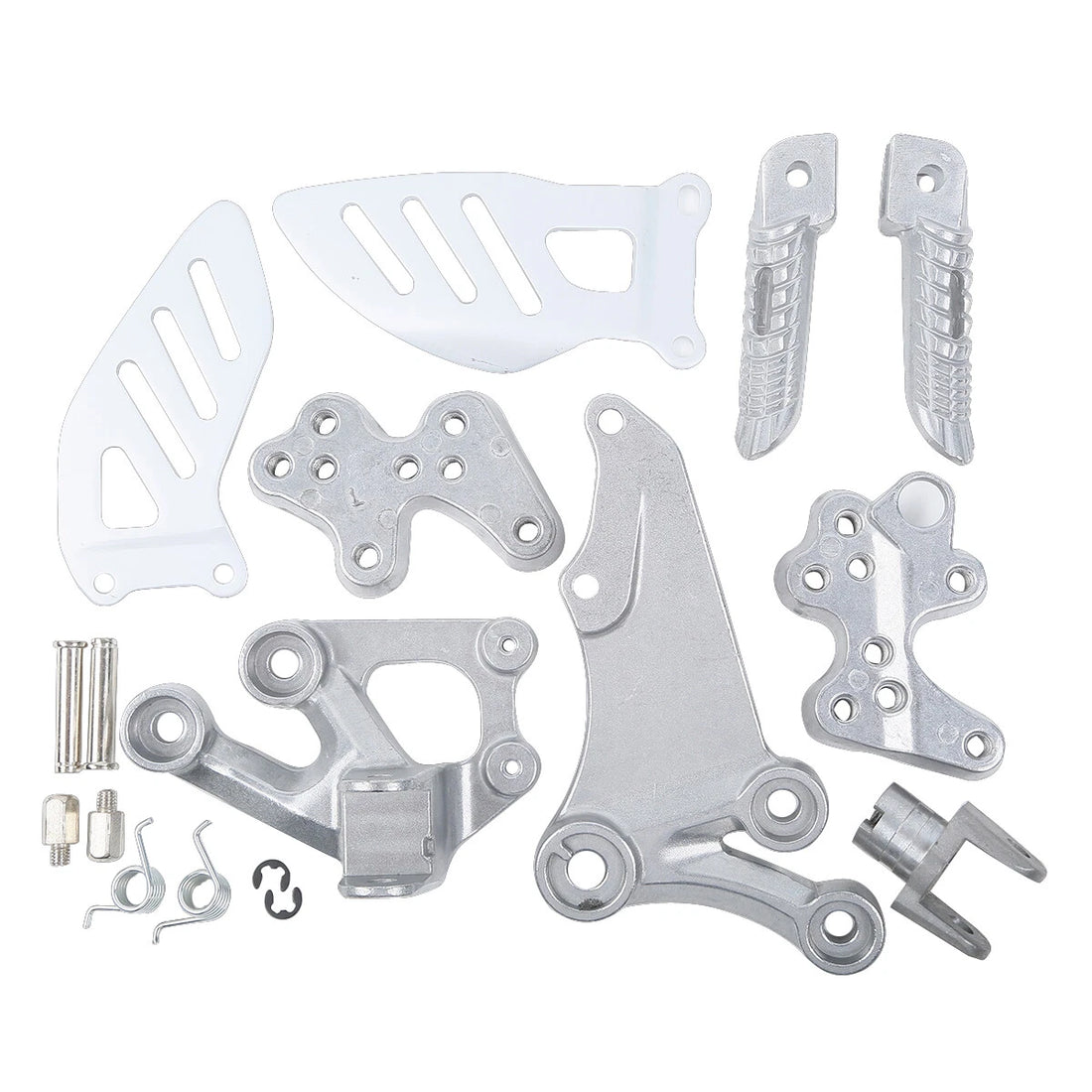 Driver Rider Footpegs Footrests Bracket Fit For Suzuki GSXR600 GSXR750 2006-2010
