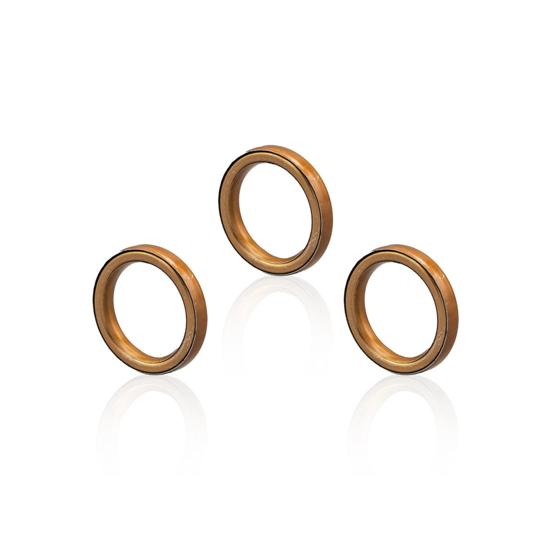 3 Copper Gasket 30MMx22MMx4MM Exhaust Muffler Pipe For GY6 49CC 50CC 125CC 150CC