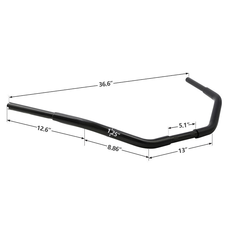 3.5" Rise Bar Handlebar Fit For Harley Sportster XL Softail Dyna Low Rider