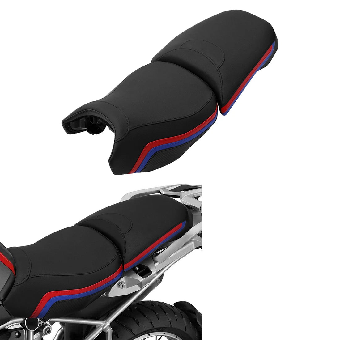 Driver & Passenger Seat Set Fit For BMW R1250GS Adventure 19-24 R1200GS 13-18