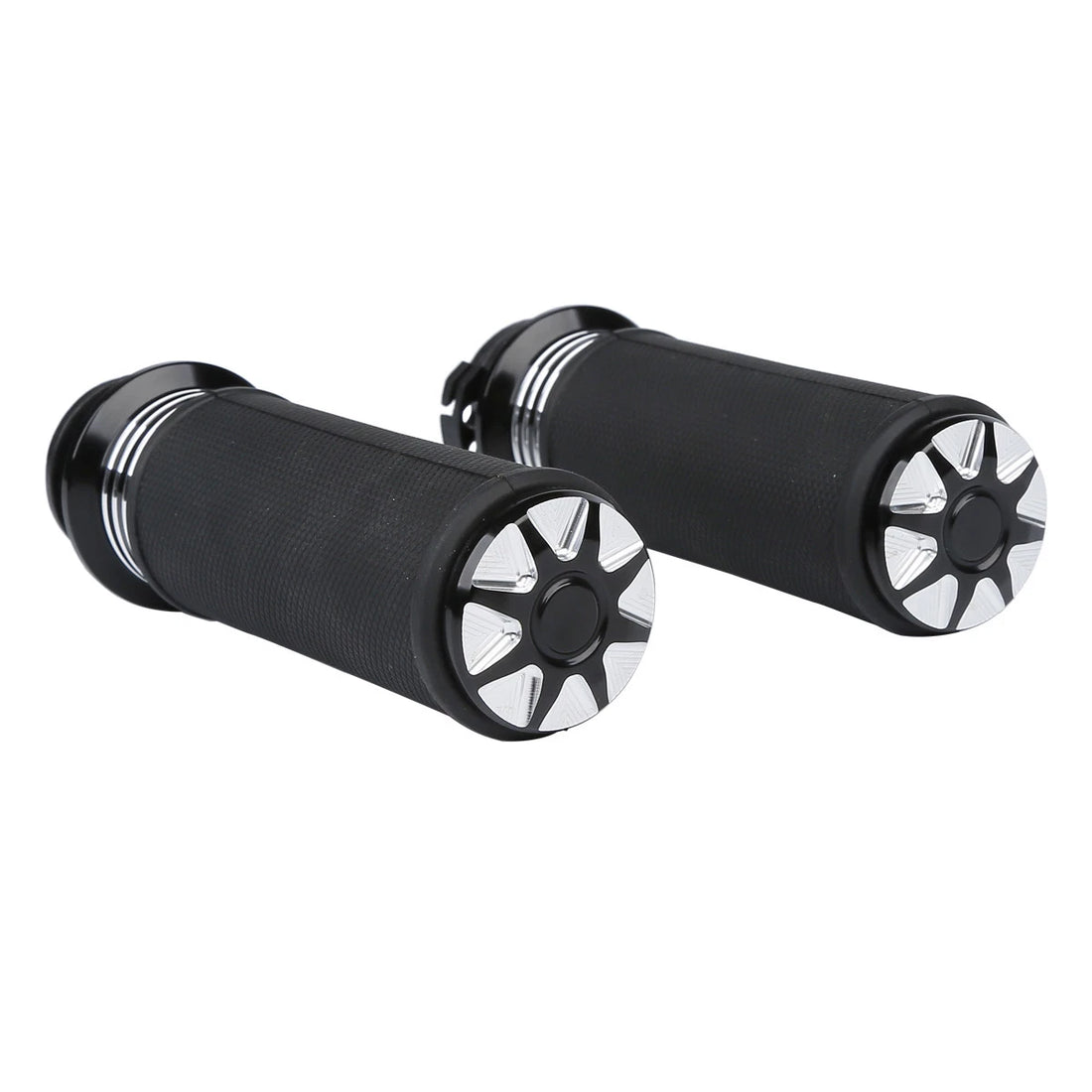 CNC 1" 25mm Handlebar Hand Grips Fit For Harley Dyna Fxd Fxdb Fxdf 1996-2017 16