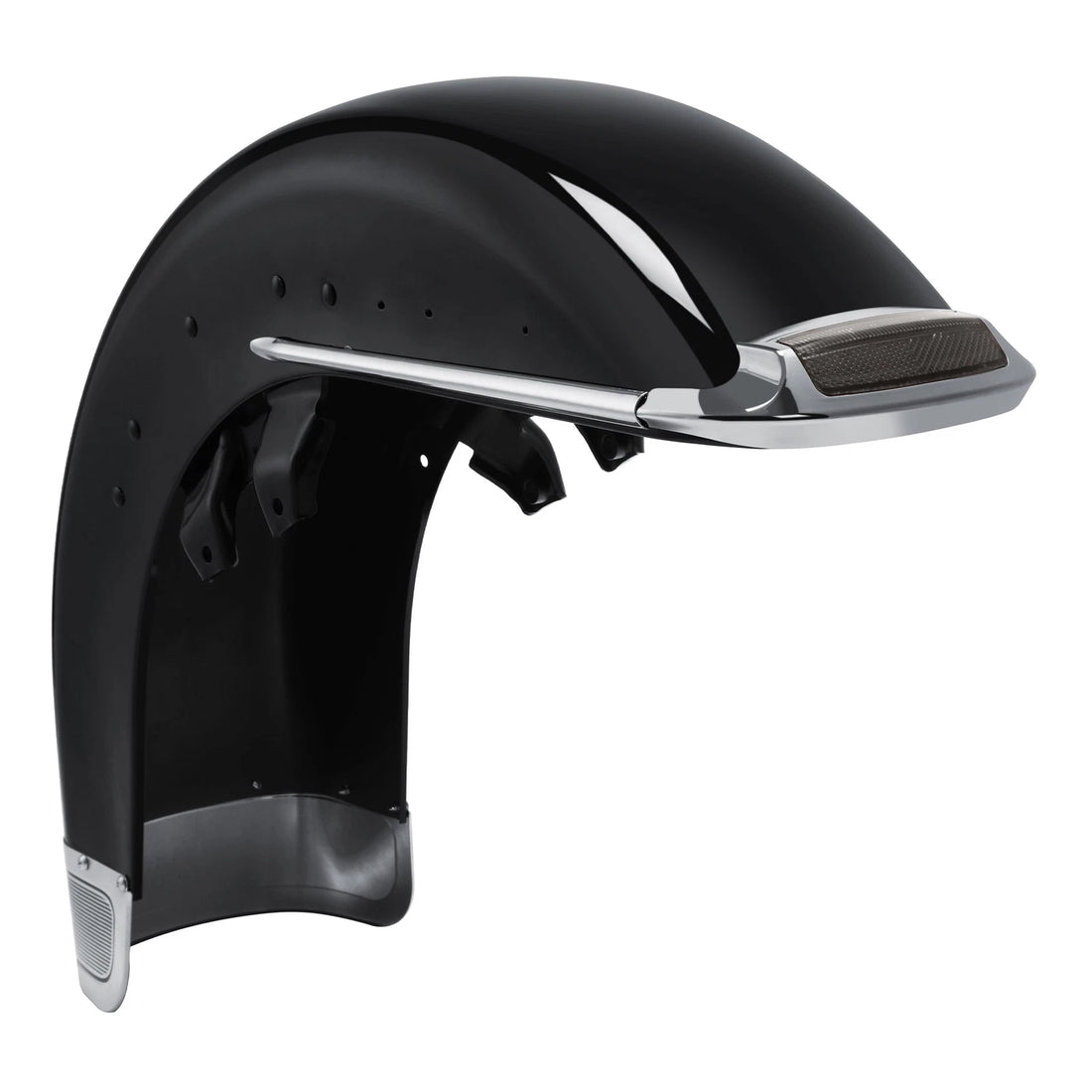 Vivid Black Front Fender Assembly Fit For Harley Electra Glide Road King 1989-13