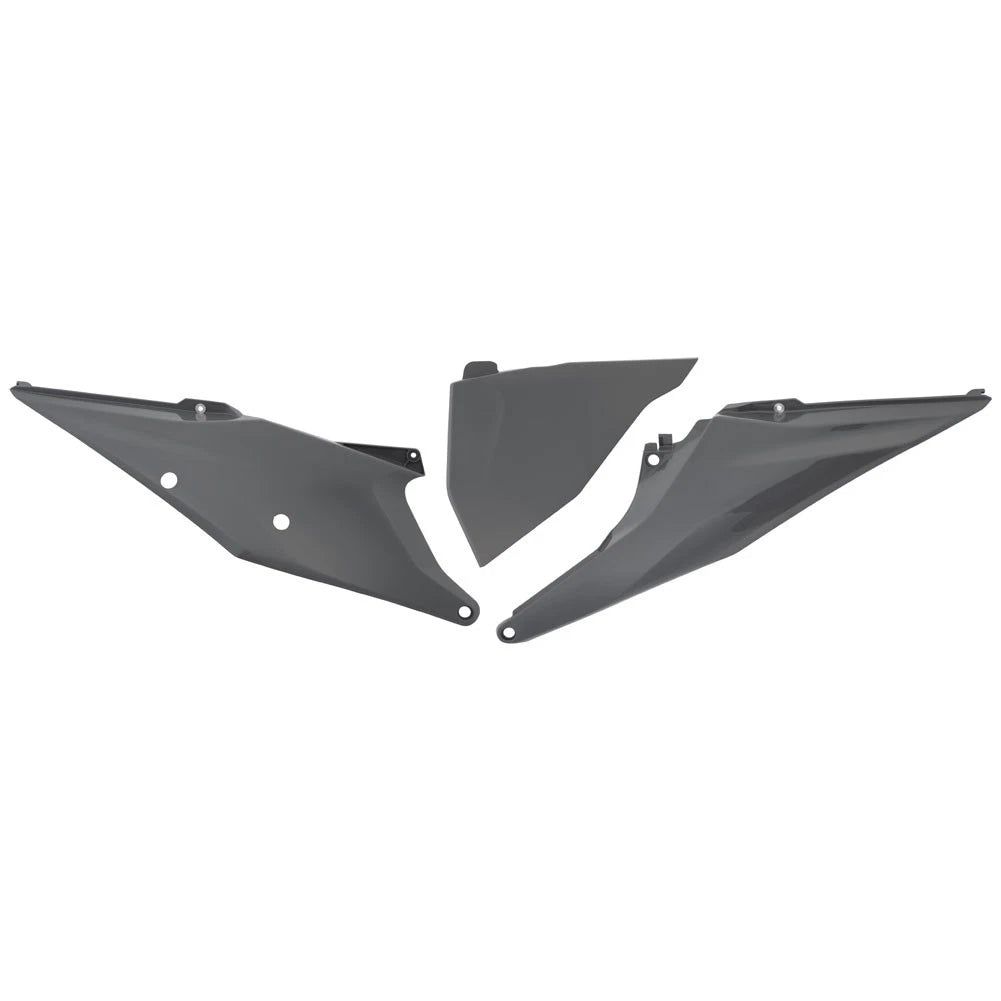 UFO Side Panels Non Vented Grey For KTM 250 XC 2019