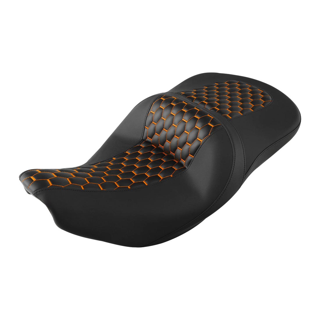 Driver Passenger Seat w/Orange Stitch Fit For Indian Chieftain Limited 2017-2025