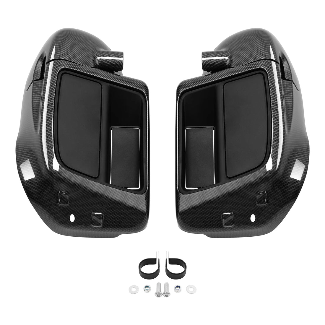 Gloss Black Lower Vented Leg Fairings Fit For Harley Road King 2014-2024