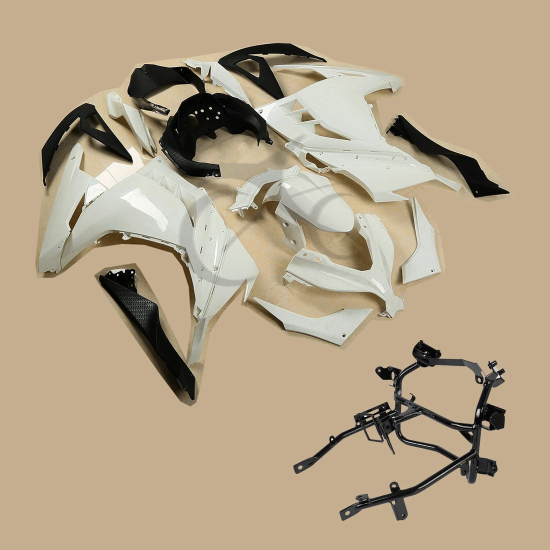 Complete Set Fairing Bodywork Upper Bracket Fit For Kawasaki Ninja 300 2013-2017