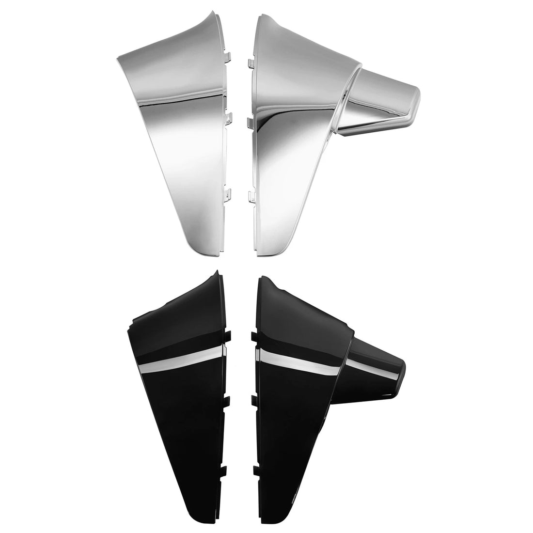Chrome/Black Battery Side Fairing Cover For Honda Shadow VT600 STEED400 88-98 89