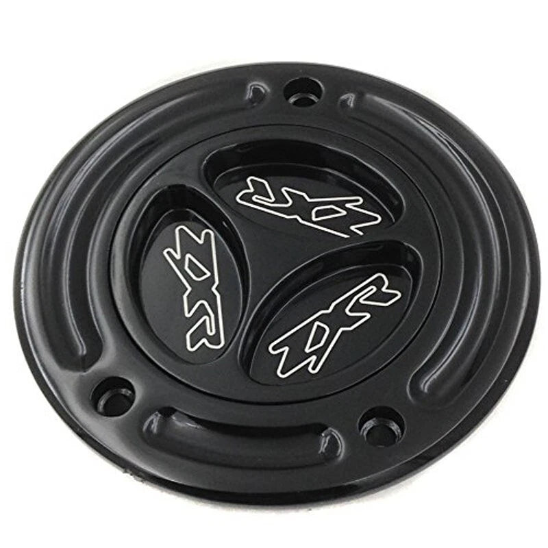 Black Keyless Fuel Caps Fits Kawasaki Ninja ZX6R/6RR ZX9R ZX10R ZX14 650R Z1000