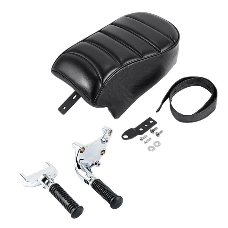Rear Passenger Seat Pillion Footpeg Fit For Harley Sportster Iron 883 1200 16-22
