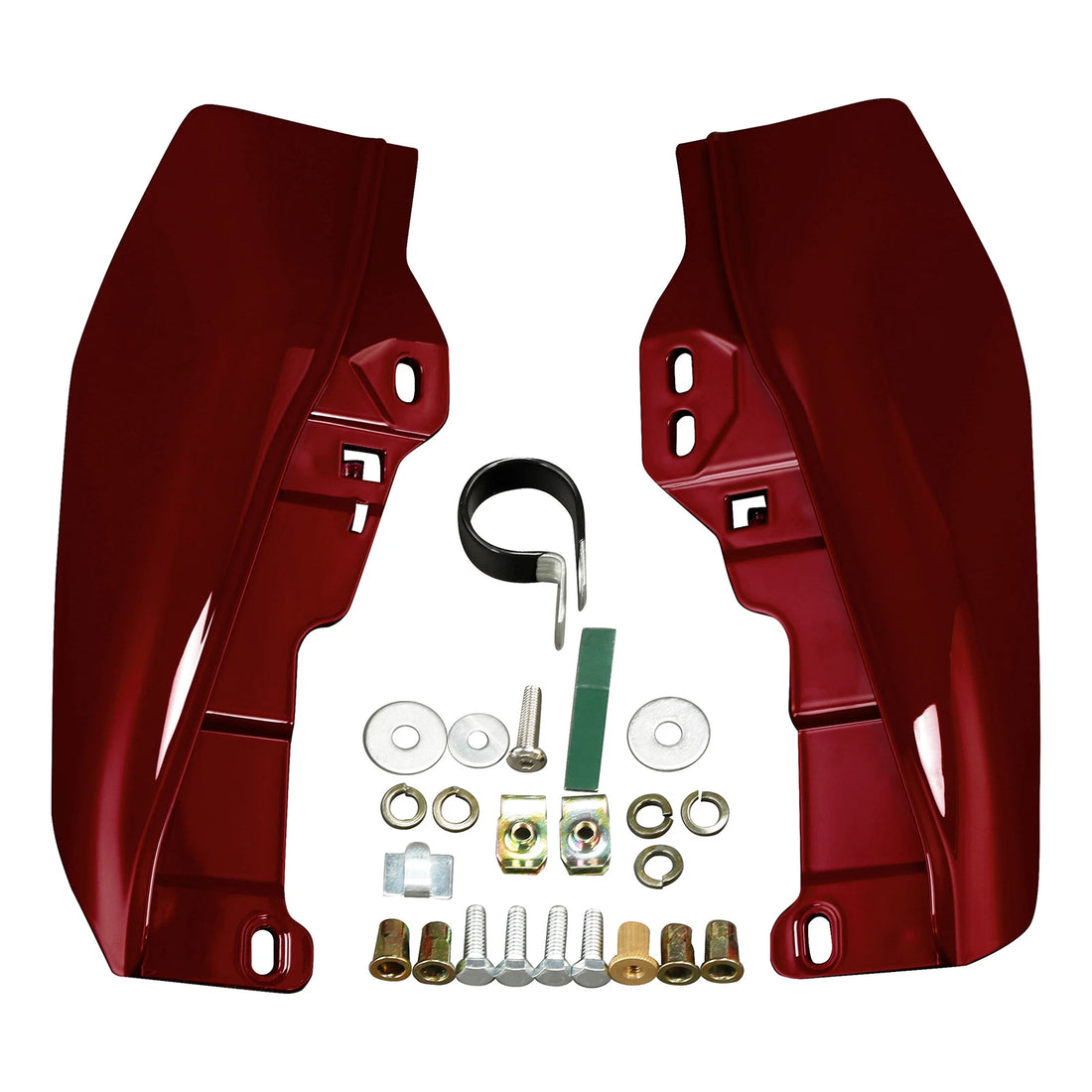 Mid Frame Deflectors Fit For Harley Touring Electra Glide 2009-2023 Billiard Red