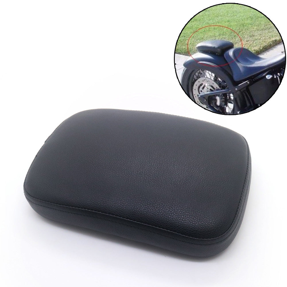 Rectangular Pillion Pad Passenger Seat 8 Suction Cup For Harley Custom Chopper