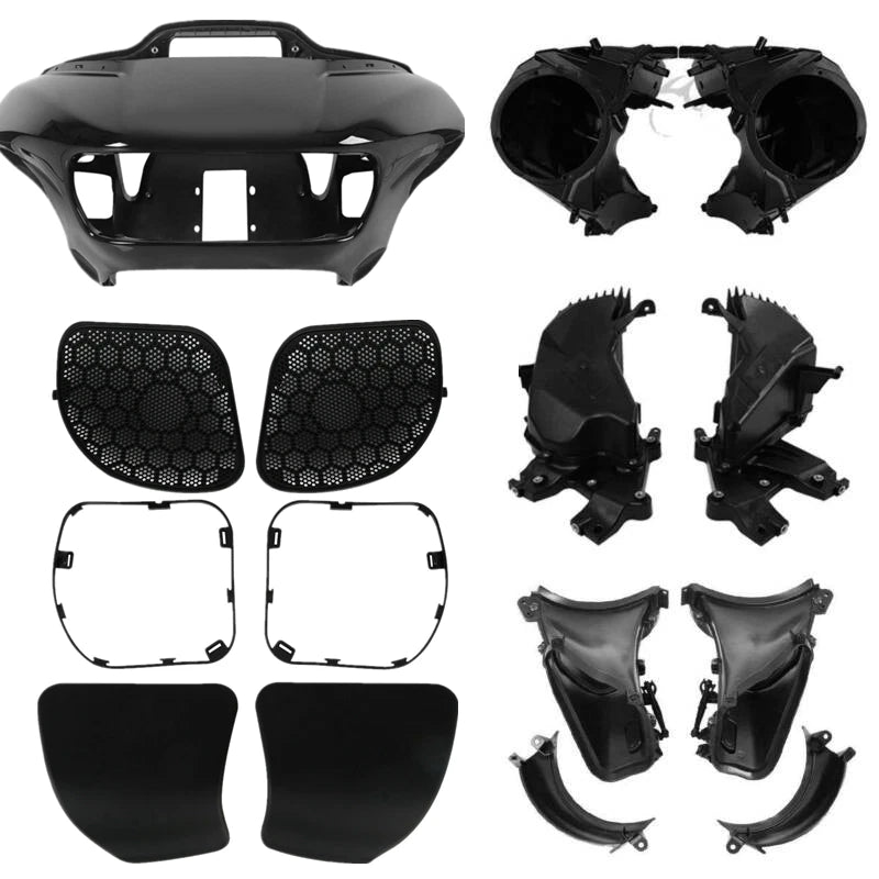 Fairing Speaker Grill Glove Box Air Duct Fit For Harley Touring Road Glide 15-24