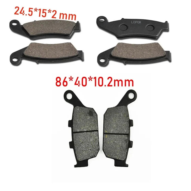 3PC Complete Set Front Rear Brake Pads For Honda XL600V transalp 600 NX650