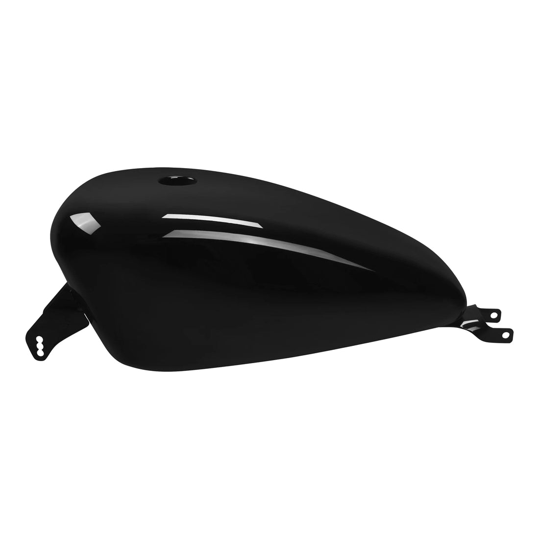 Vivid Black 3.7gal. Fuel Gas Tank Fit For Harley Sportster XL 883 XL1200 2007-22