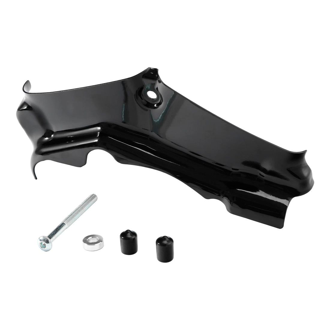 Black Cylinder Base Cover Fit For Harley Touring Street Glide Road King 17-24