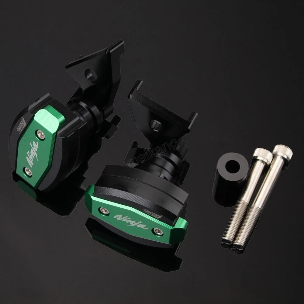 CNC Irregular Frame Sliders Crash Protector For Kawasaki Ninja ZX10R 2011-2017