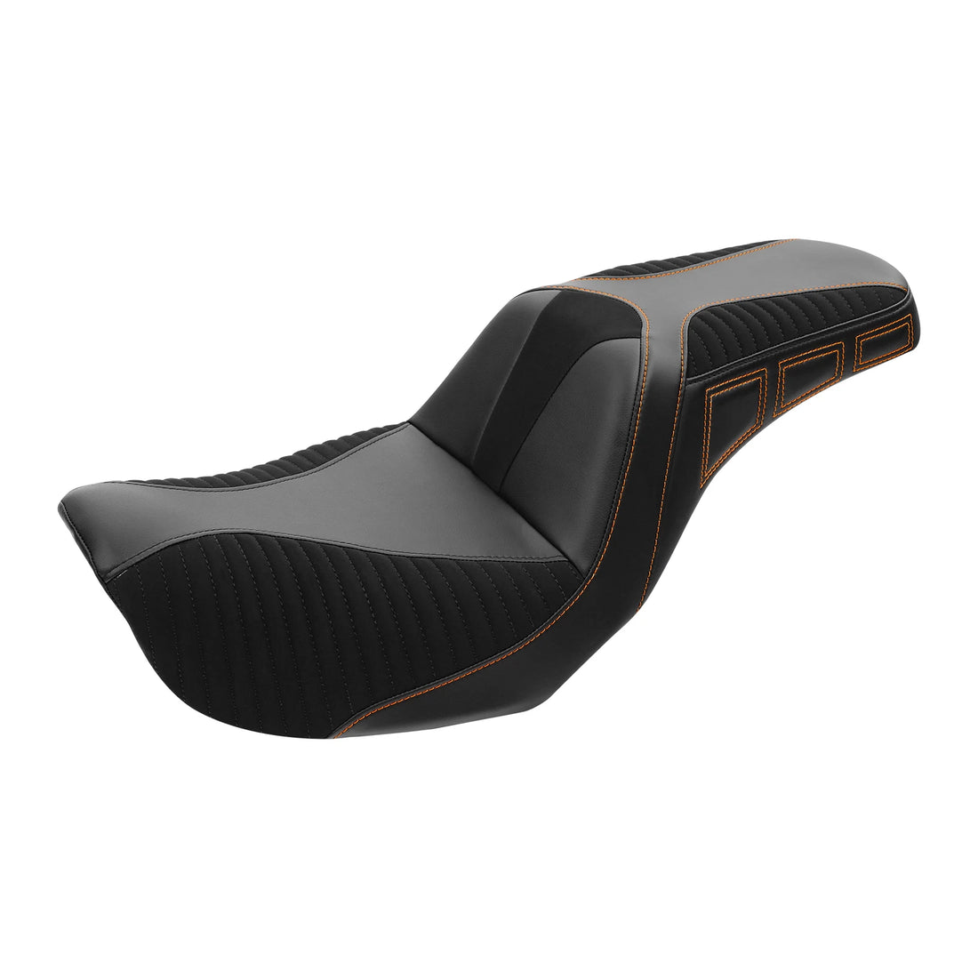 Black Brown Driver Passenger Seat Fit For Harley Dyna Super Wide Glide 2006-2017