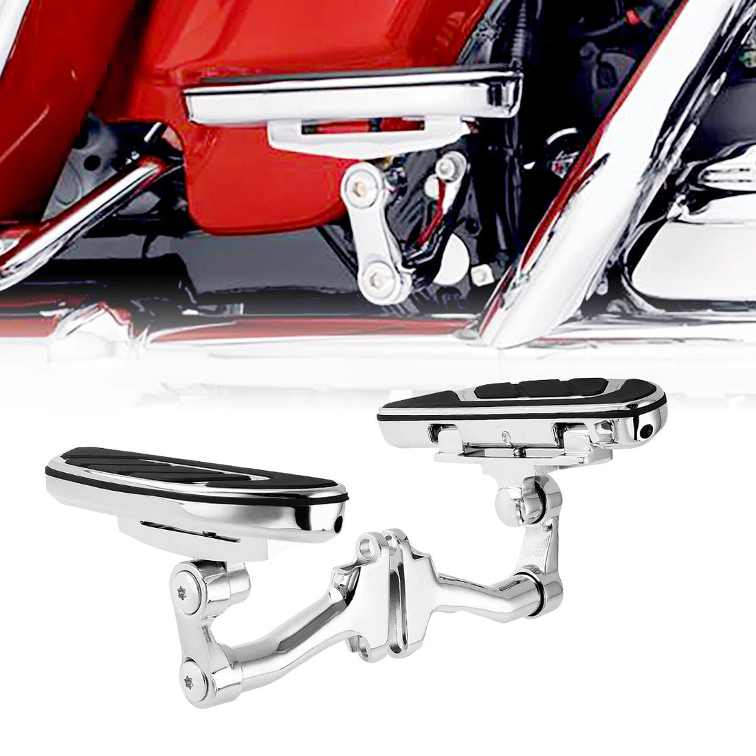 Rear Floorboard Footboard Bracket Set Fit For Harley Cvo Road Glide King