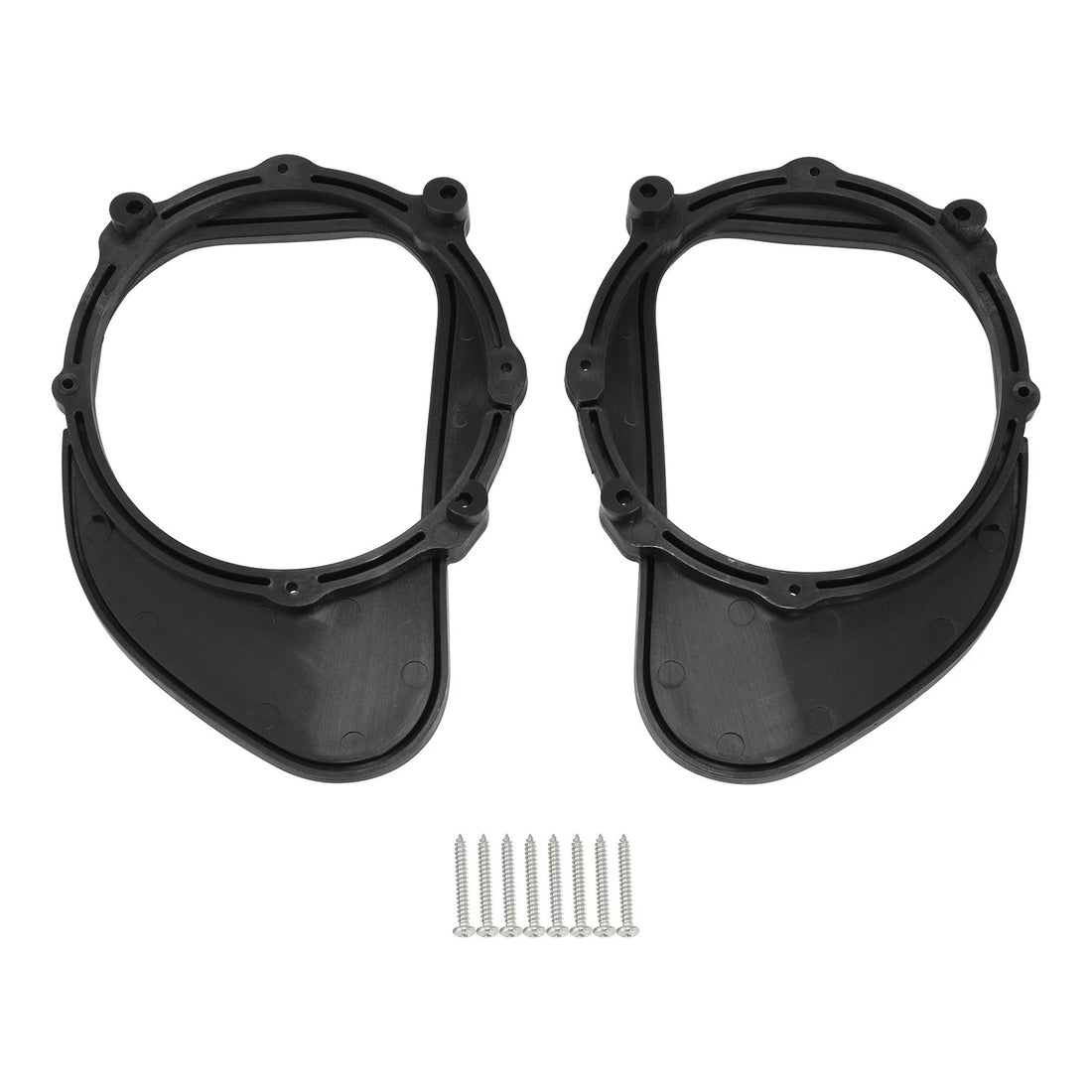 Black Front Fairing Speaker Grille Cover Fit For Harley Road Glide Fltr 98-13