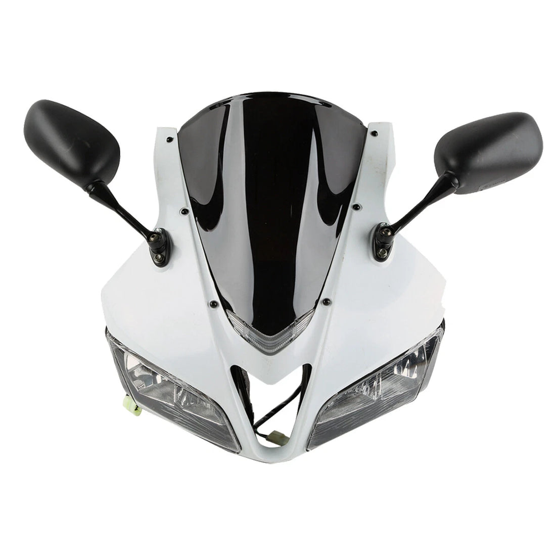 Unpainted White Upper Fairing Cowl Combo Fit For Honda CBR600RR 2007-2010 F5 New