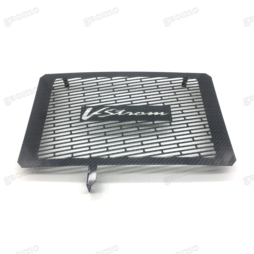 Stainless Radiator Guard Cover Fit For Suzuki Vstrom 650/DL 650 2013-2018 Carbon