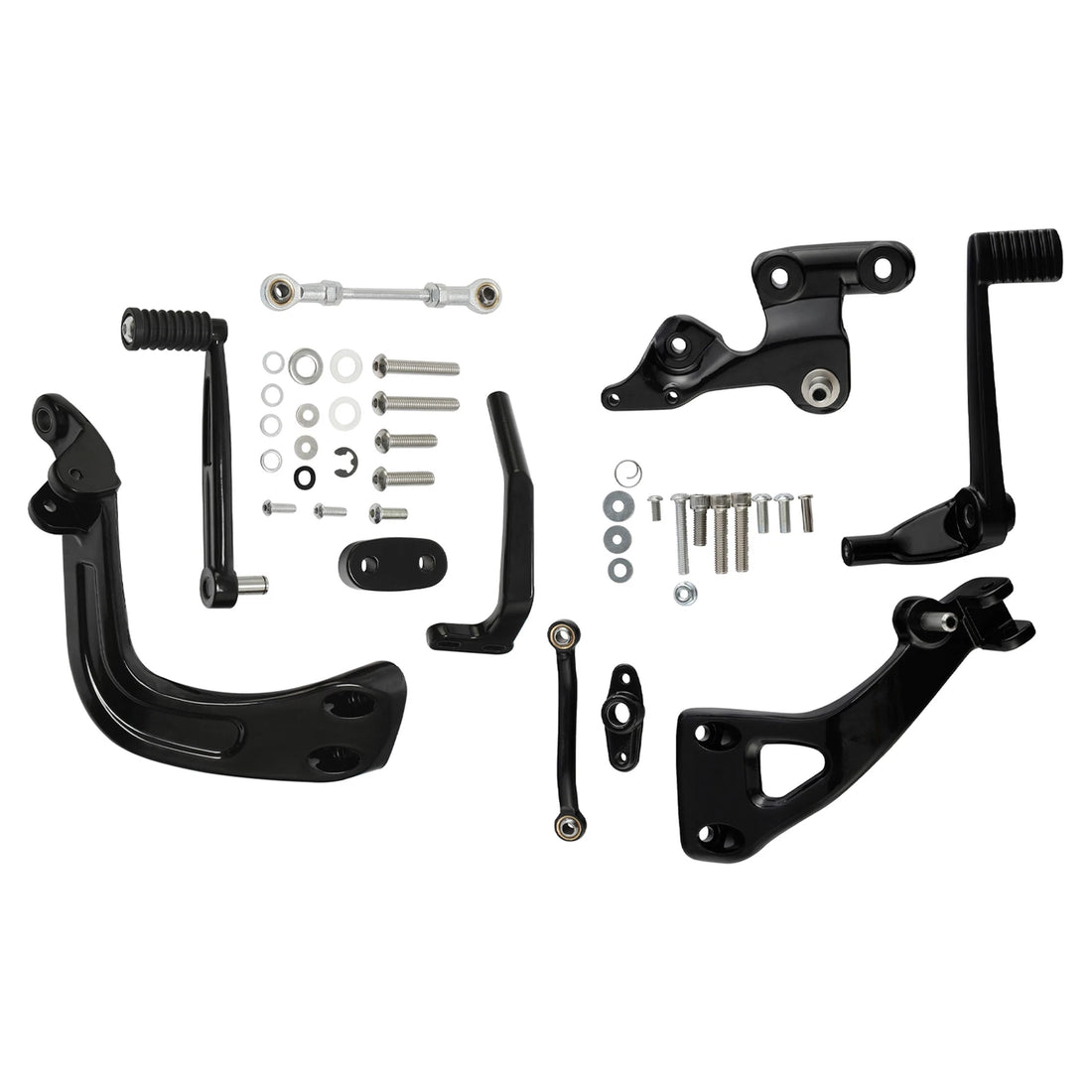 Mid Controls Shift & Brake Side Kit Fit For Harley Sport Glide Fat Bob 2018-2025