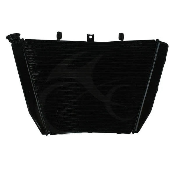 Black Radiator Engine Cooling Fit for Suzuki GSXR1000 2007-2008 2007 08 Aluminum