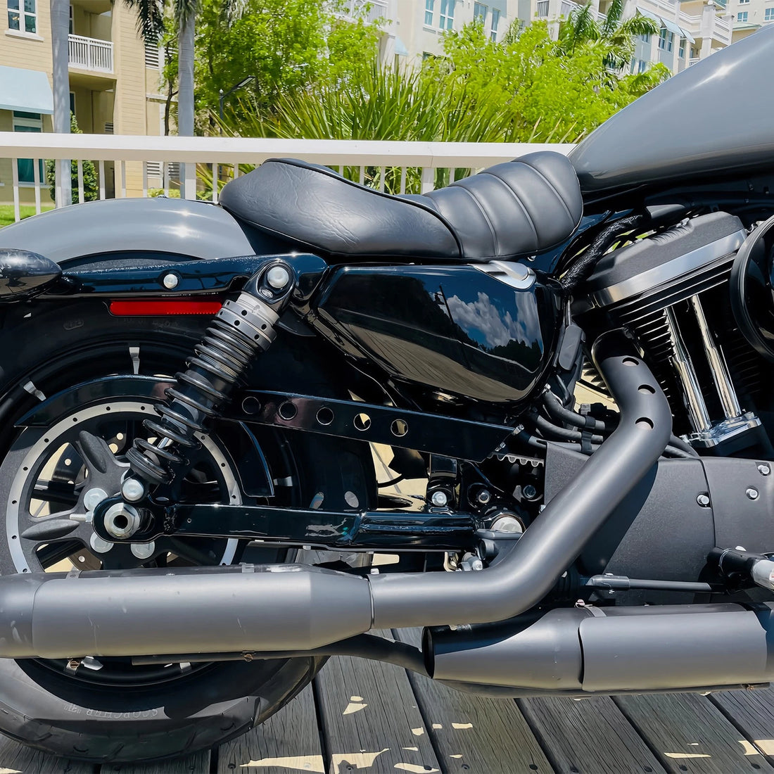 Fit For Harley Sportster XL883 XL1200 14-22 Side Cover right side battery